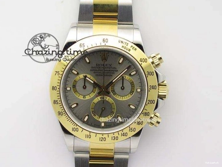 JF SS 116523 Gray On Best Bracelet A7750 YG Edition SS YG Dial Daytona 0312